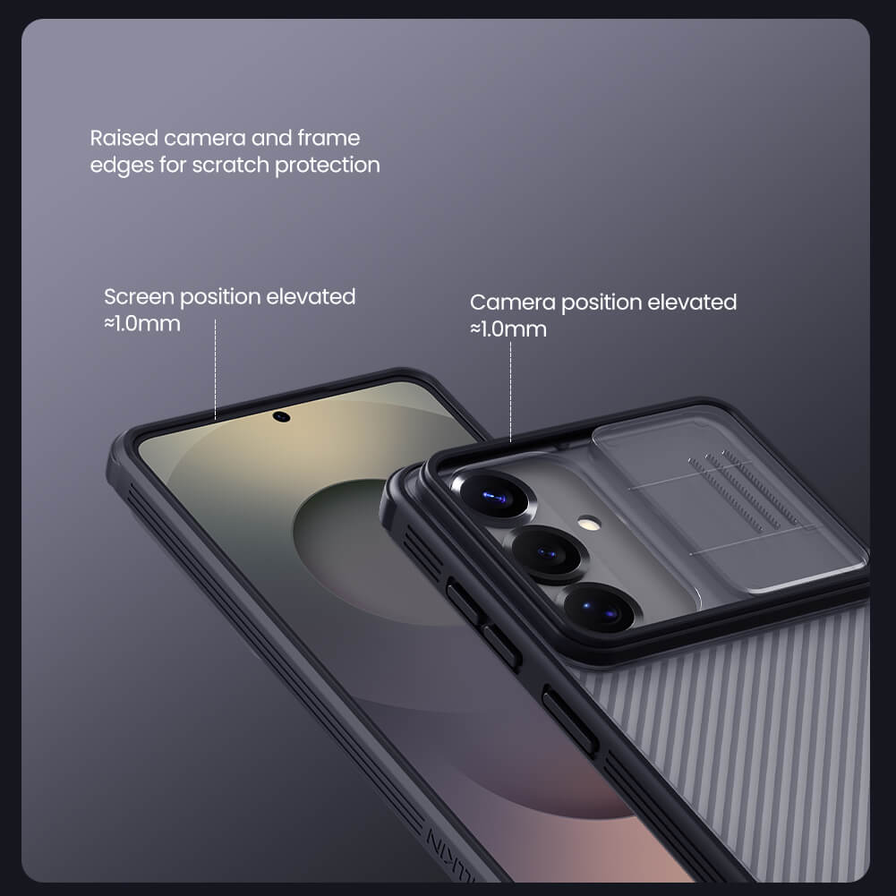 Чехол-крышка NILLKIN для Samsung Galaxy S26 (серия CamShield Pro Clear version)